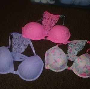 Candies bras 36C $15 each or $40 for all
